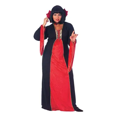 Gotisk Vampyr Plus-size Maskeraddräkt - Plus size