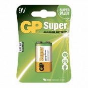 GP Super Alkaline Batterier - 1-pack 9V