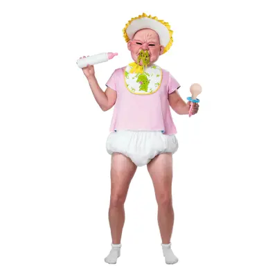 Gråtande Bebis med Snor Maskeraddräkt - X-Large