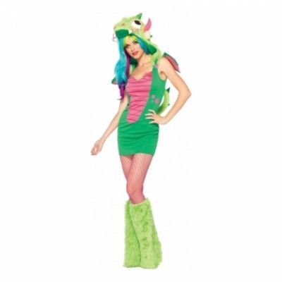 Grönt Monster Maskeraddräk