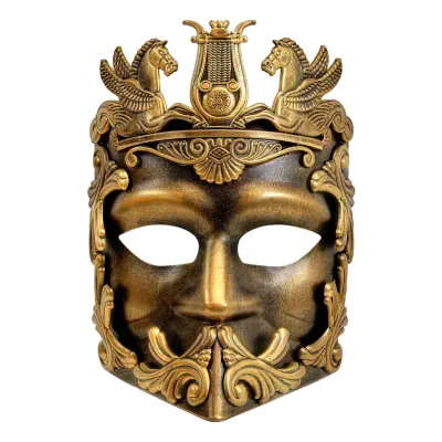 Grekisk Mask Guld - One size