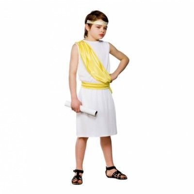 Grekisk Pojke Barn Maskeraddräkt