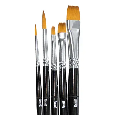 Grimas Ansiktsmålning Penselset Round/Flat