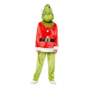Grinchen Barn Maskeraddräkt - X-Small