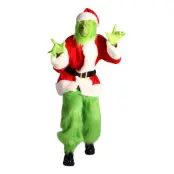Grinchen Deluxe Maskeraddräkt - Large/X-Large