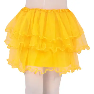 Gul Volangkjol Barn - One size