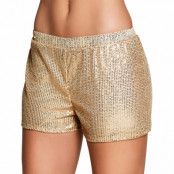 Guld Hotpants med Paljetter - Medium