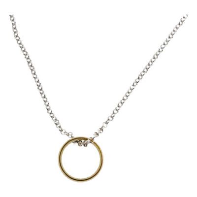 Guldhalsband med Ring