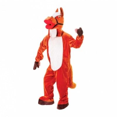 Häst med Stort Huvud Maskeraddräkt