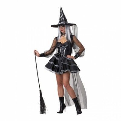 Häxa Gotisk Maskeraddräkt - One size