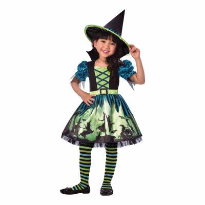 Häxa Hokus Pokus Barn Maskeraddräkt -X-Small