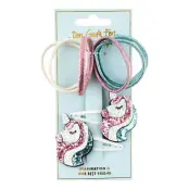 Hårsnoddar Unicorn Glitter Set