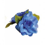 Hårspänne med Blå Blomma