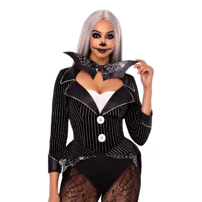 Halloween Bat Body Deluxe Maskeraddräkt - Large