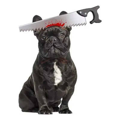 Halloween Props för Hund - Såg