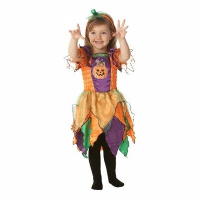 Halloweenhäxa Barn Maskeraddräkt - Small