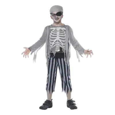 Halloweenpirat Barn Maskeraddräkt - Small