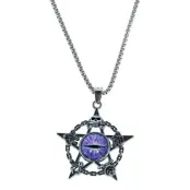 Halsband Demon Öga Lila
