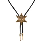 Halsband Sheriffstjärna Guld