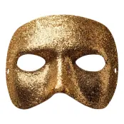 Halvmask Guld