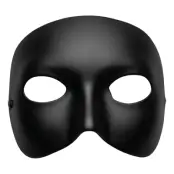 Halvmask Svart