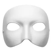 Halvmask Vit