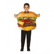 Hamburgare Barn Maskeraddräkt - One size