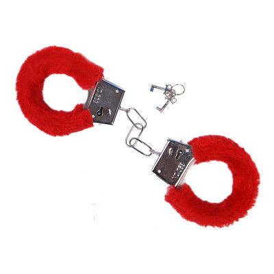 Handbojor med Fluff Röd