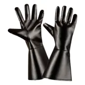 Handskar Läderlook Svarta - One size