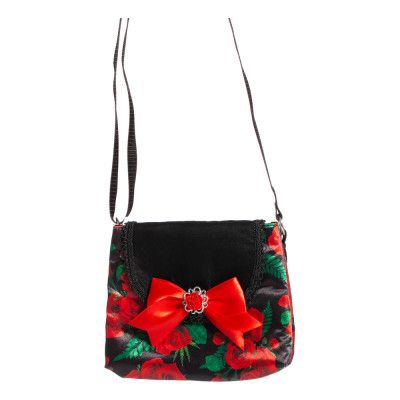 Handväska Blommig med Rosett - One size