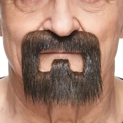 Hantverkare Mustasch Brun