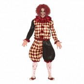 Harlequin Halloween Maskeraddräkt - Medium