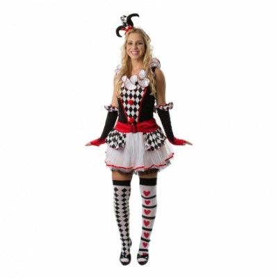 Harlequin Maskeraddräkt - Small