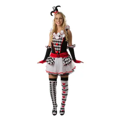 Harlequin Maskeraddräkt - Small