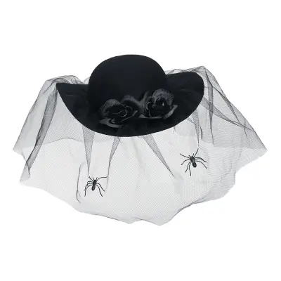 Änka-Hatt Svart - One size