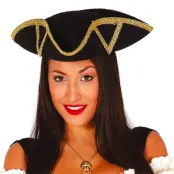 Admirals Hatt Svart - One size