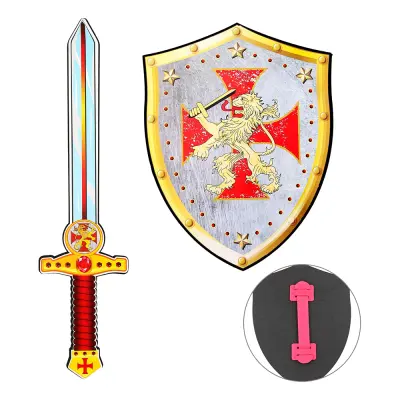 Skumgummivapen Korsriddarsvärd & Sköld