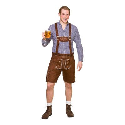 Autentiska Lederhosen Bruna - One size