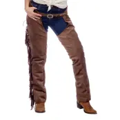Autentiska Western Chaps Dam Bruna - 48