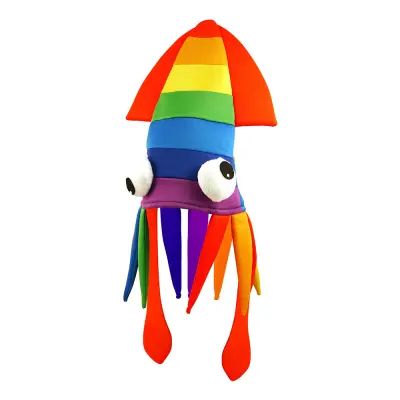 Bläckfisk Regnbåge Hatt