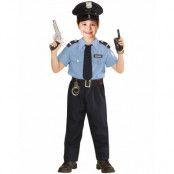 Blå Polisuniform för Pojkar