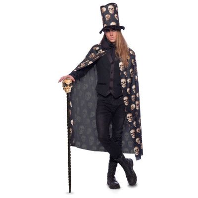 Cape&Hög Hatt Med Döskallar Onesize