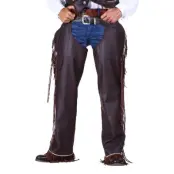 Cowboy Chaps Herr Brun Deluxe - Large