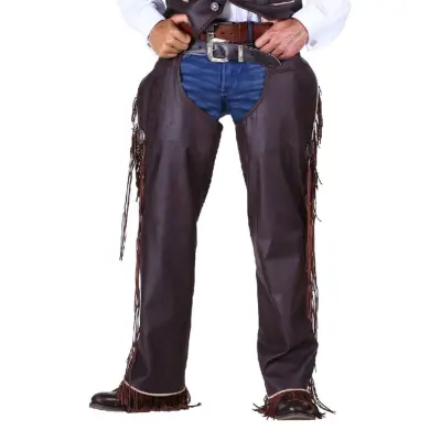 Cowboy Chaps Herr Brun Deluxe - Large