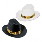 Happy New Year Cowboyhattar - 25-pack