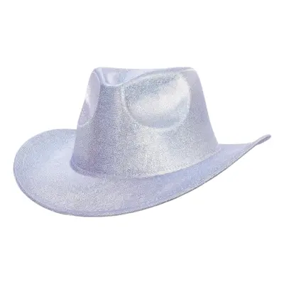 Cowboyhatt Skimrande Lila - One size