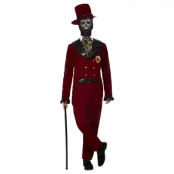 Deluxe Day Of The Dead Brudgum Kostym XL