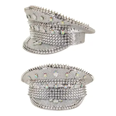 Festivalhatt Bling Silver - One size