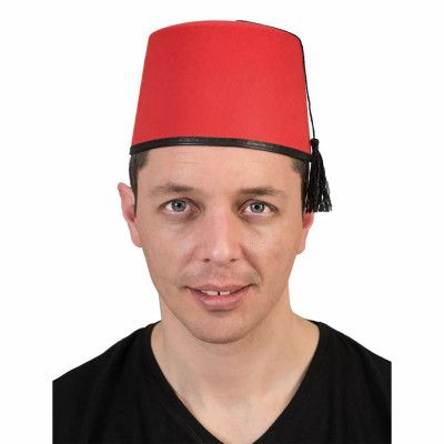 Fez Hatt Röd - One size