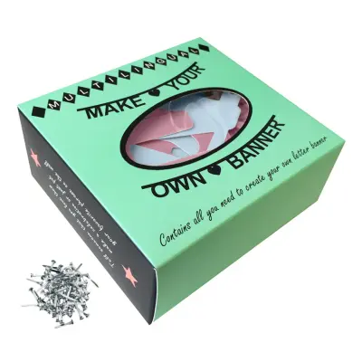 Gör-Det-Själv Girlang - Ljusrosa&Ljusblå